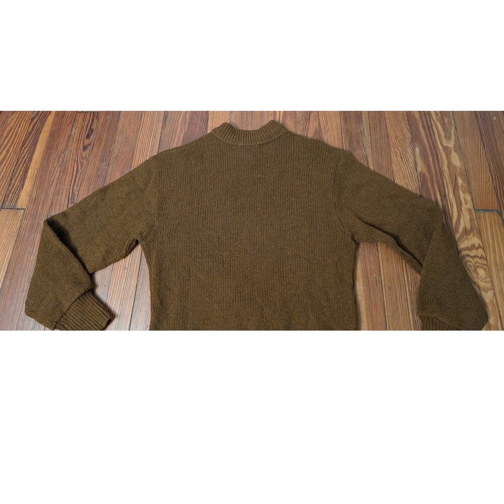 MacFane VTG Mens Medium Leather Brown Sweater Size Medium - Picture 5 of 7